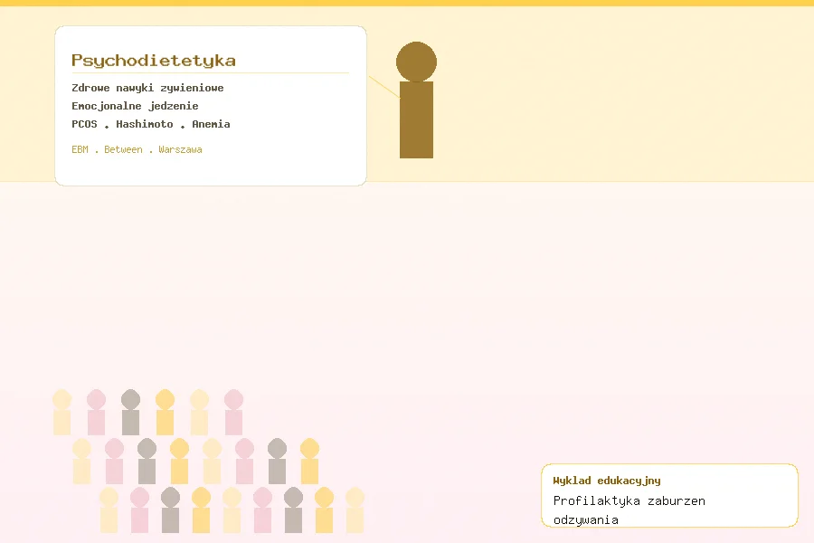 Karolina Posuniak podczas wykładu edukacyjnego